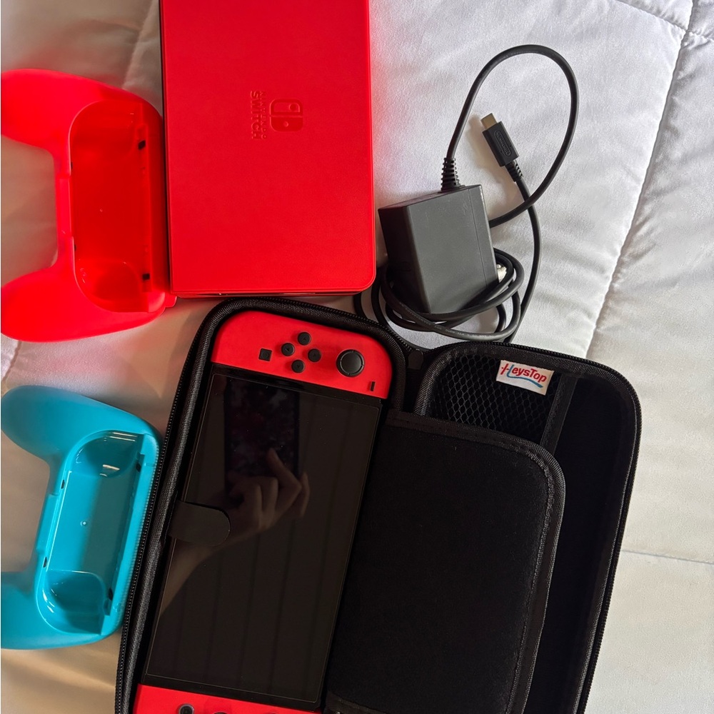 Nintendo Switch Handheld Console - Red and Blue